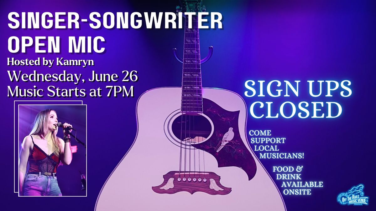 Singer-Songwriter Open Mic