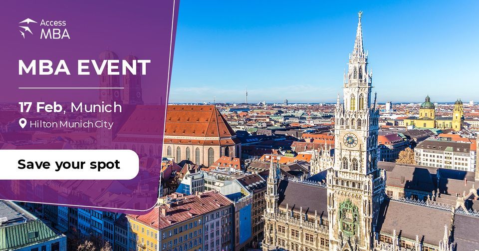 Exclusive One-to-One MBA event in Munich on 17 February!