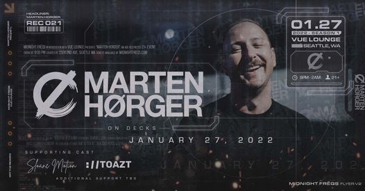 Midnight Freqs Presents: Marten H\u00f8rger at VUE on 1\/27 | Off The Record