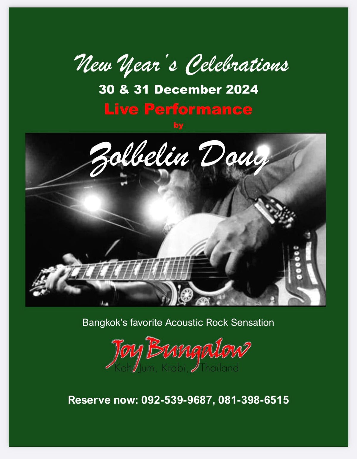 New Year's Eve Celebration at Joy Bungalow