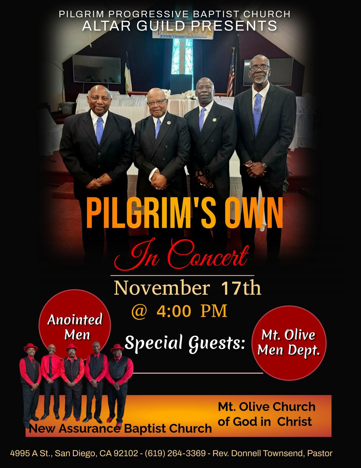 Altar Guild Presents Pilgrim's Own in Concert with Special Guests