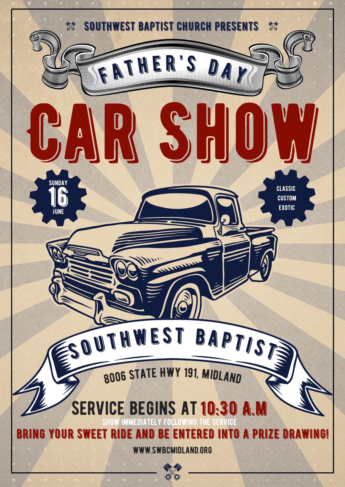 1st Annual Father's Day Car Show