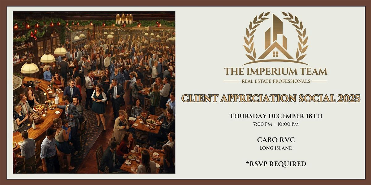 Imperium Team Client Appreciation Social 2025