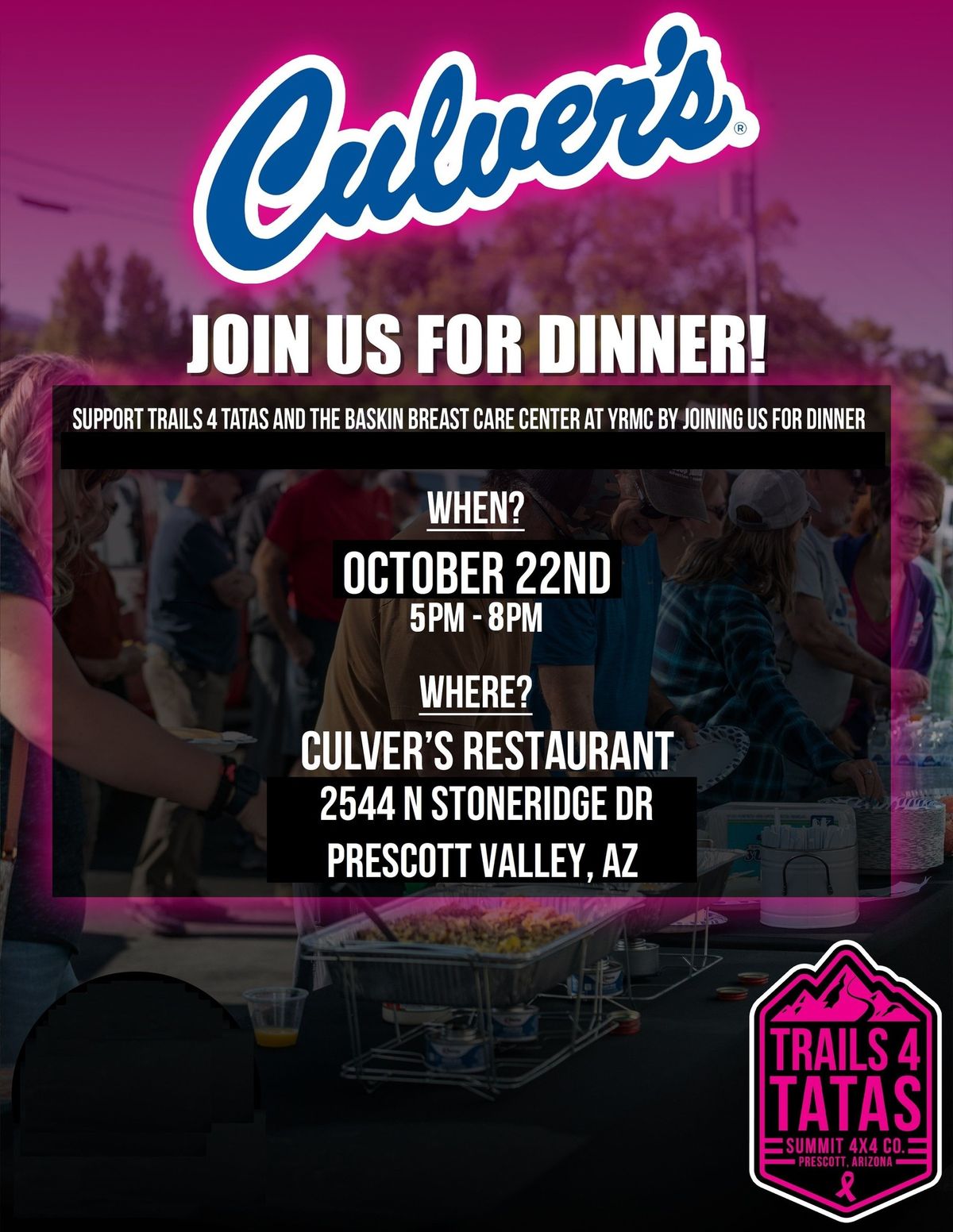 Prescott Valley Culver's Fundraiser