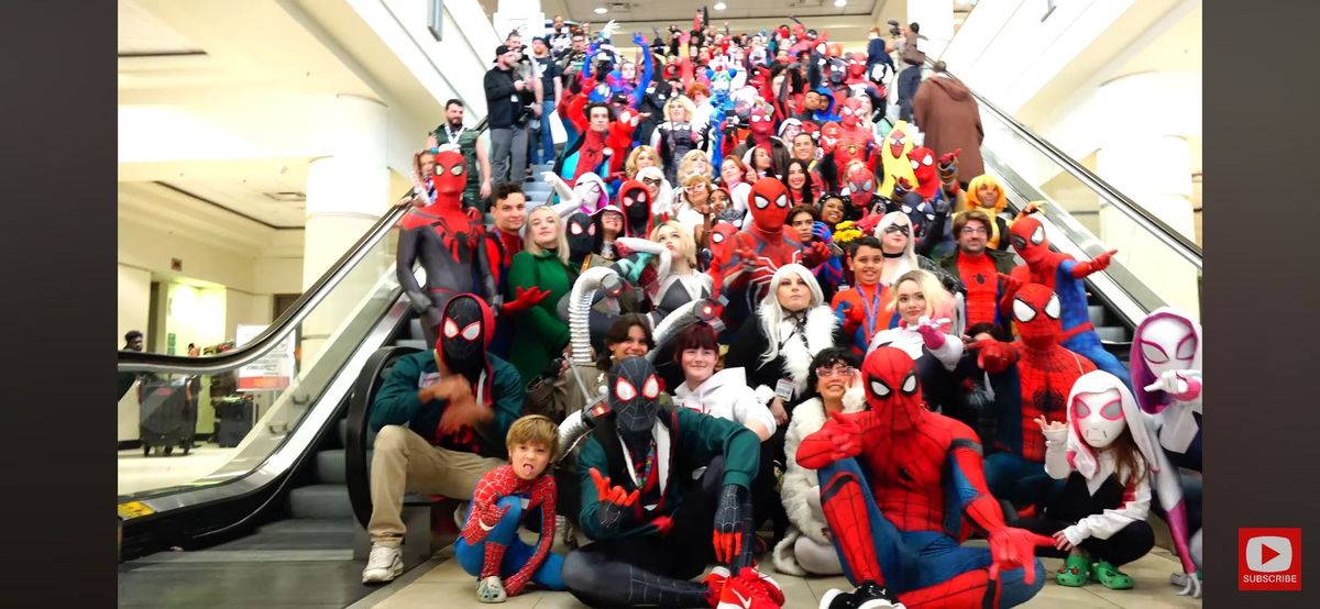 Spider-Verse Florida Supercon Flash Mob!! 