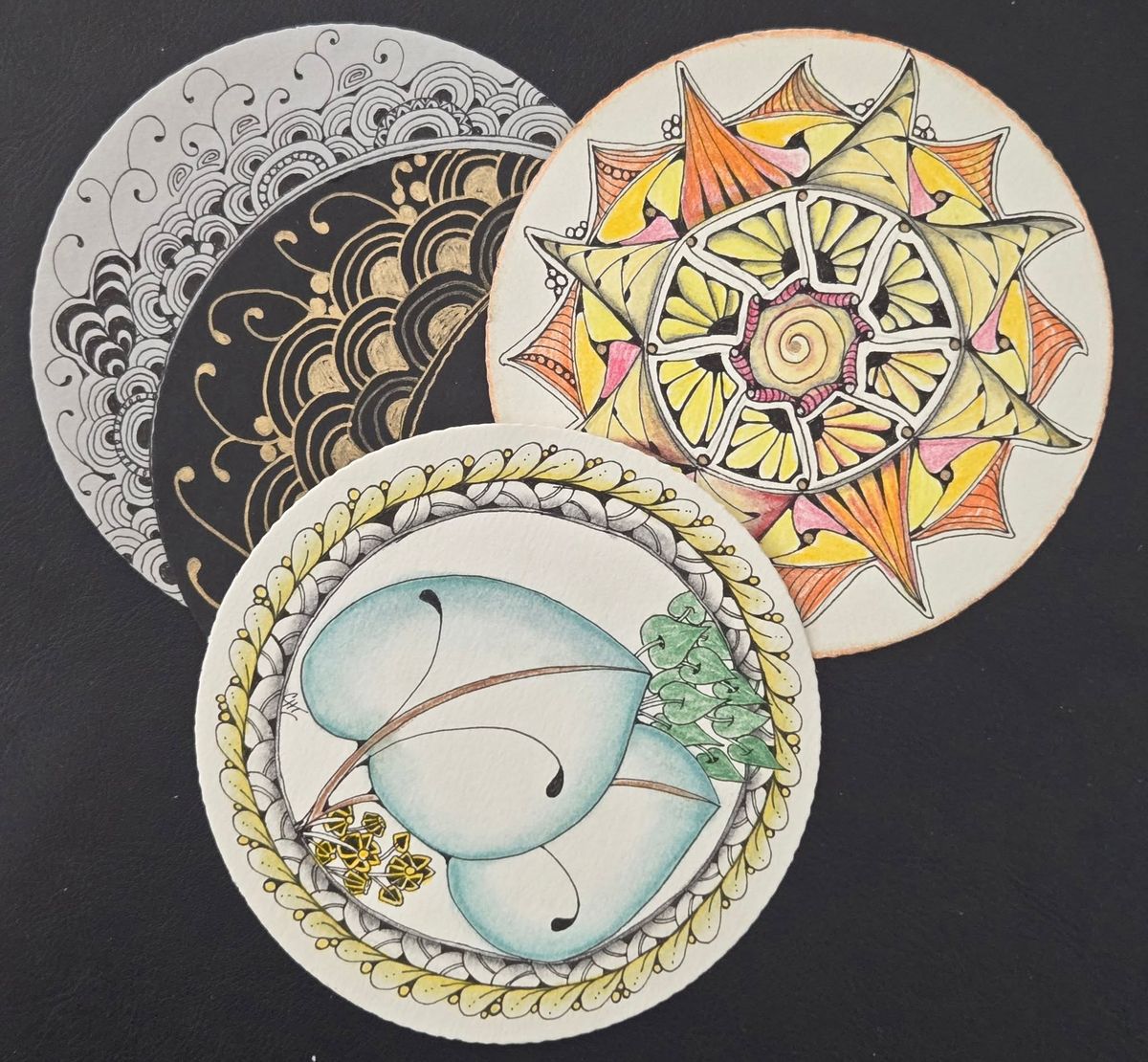 Creative Expression and Reflection With Zentangle: Brother Sun Mandala (in-person and Zoom)