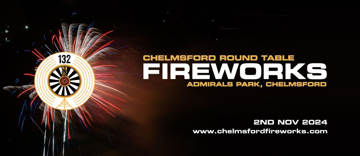 Chelmsford Fireworks 2024 - Admirals Park