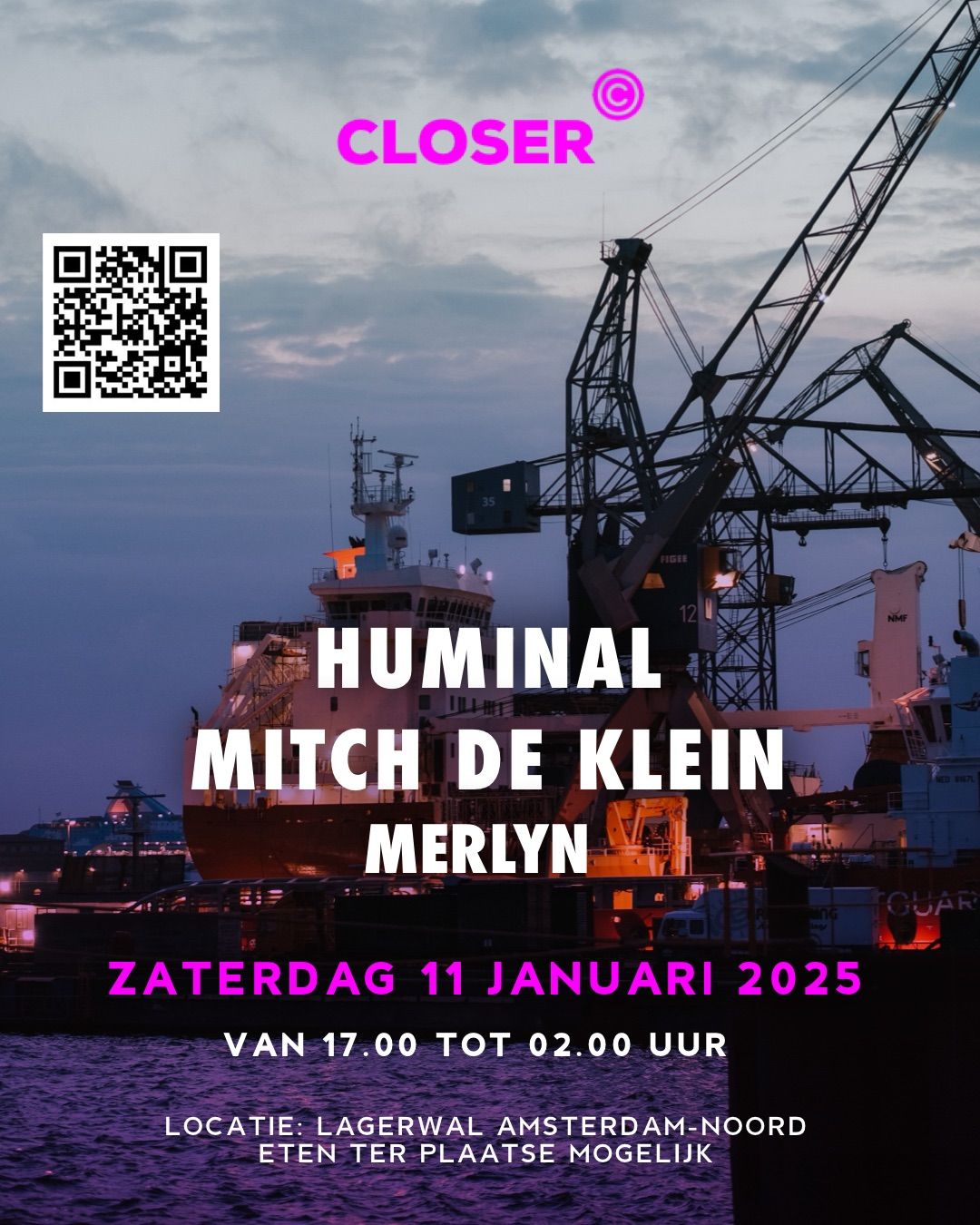 Closer presents Mitch de Klein HUMINAL  MERLYN