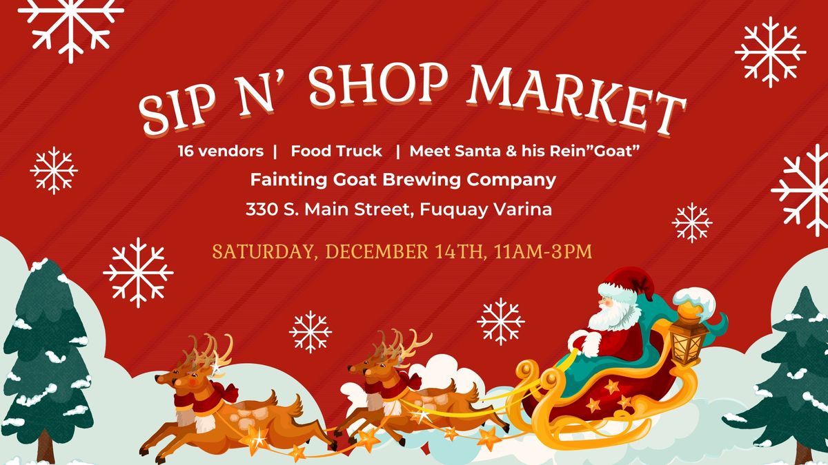 Sip n' Shop Market at Fainting Goat Brewing Co.