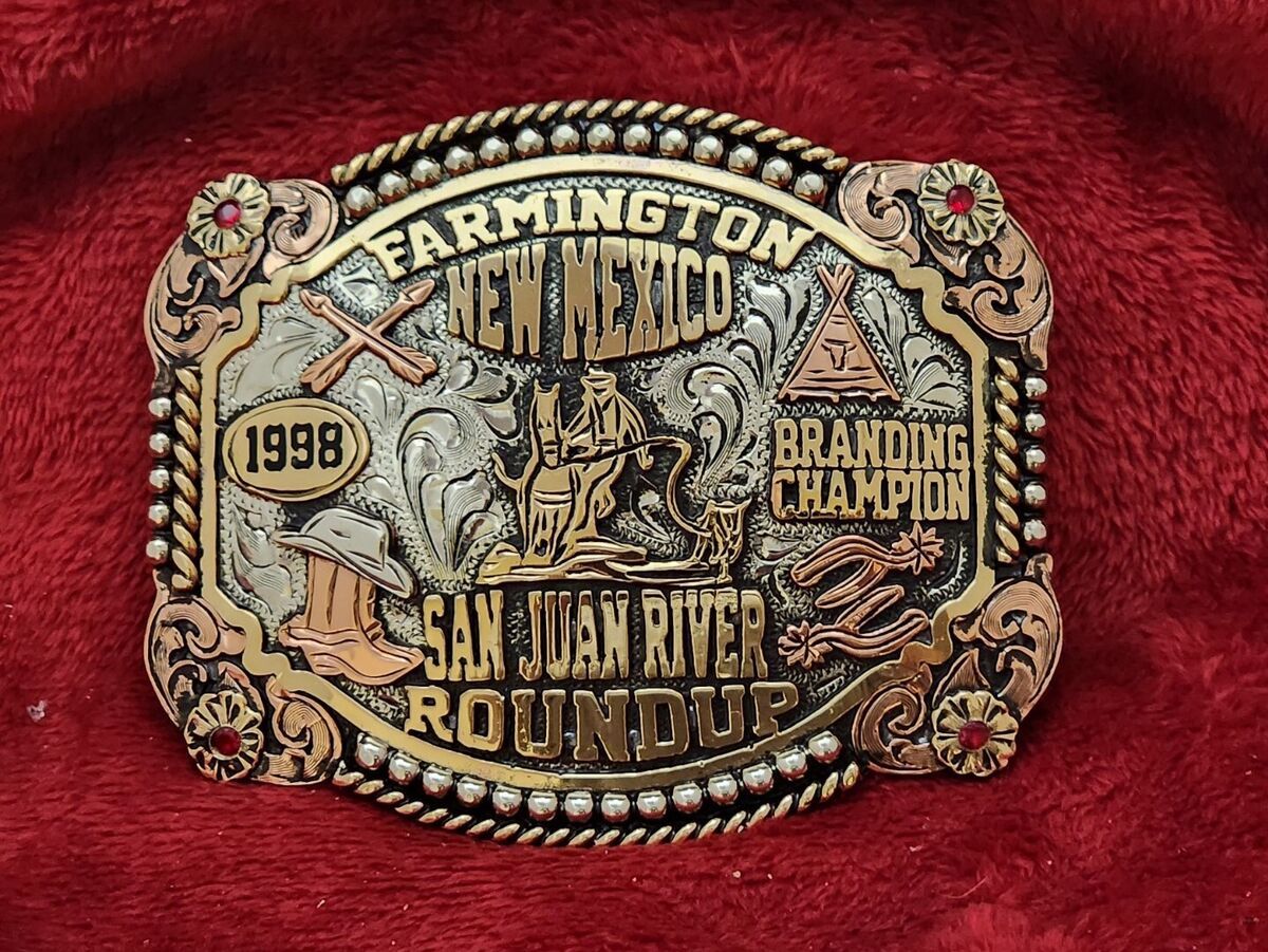 True Western Roundup Open Rodeo Championship Buckle