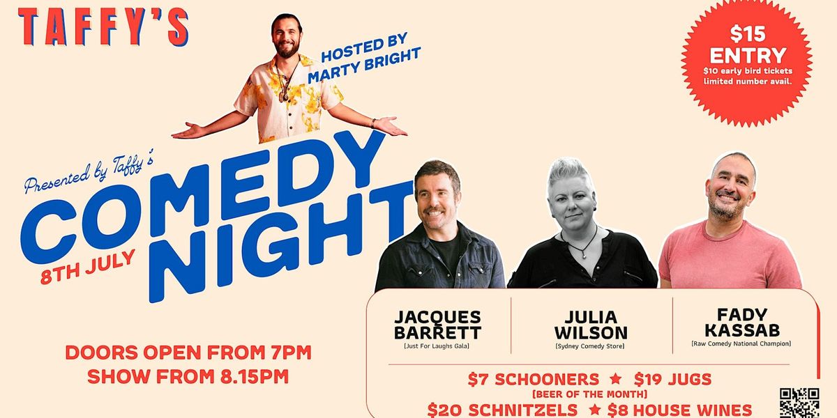 Comedy Night @ Taffy's Bar (July)