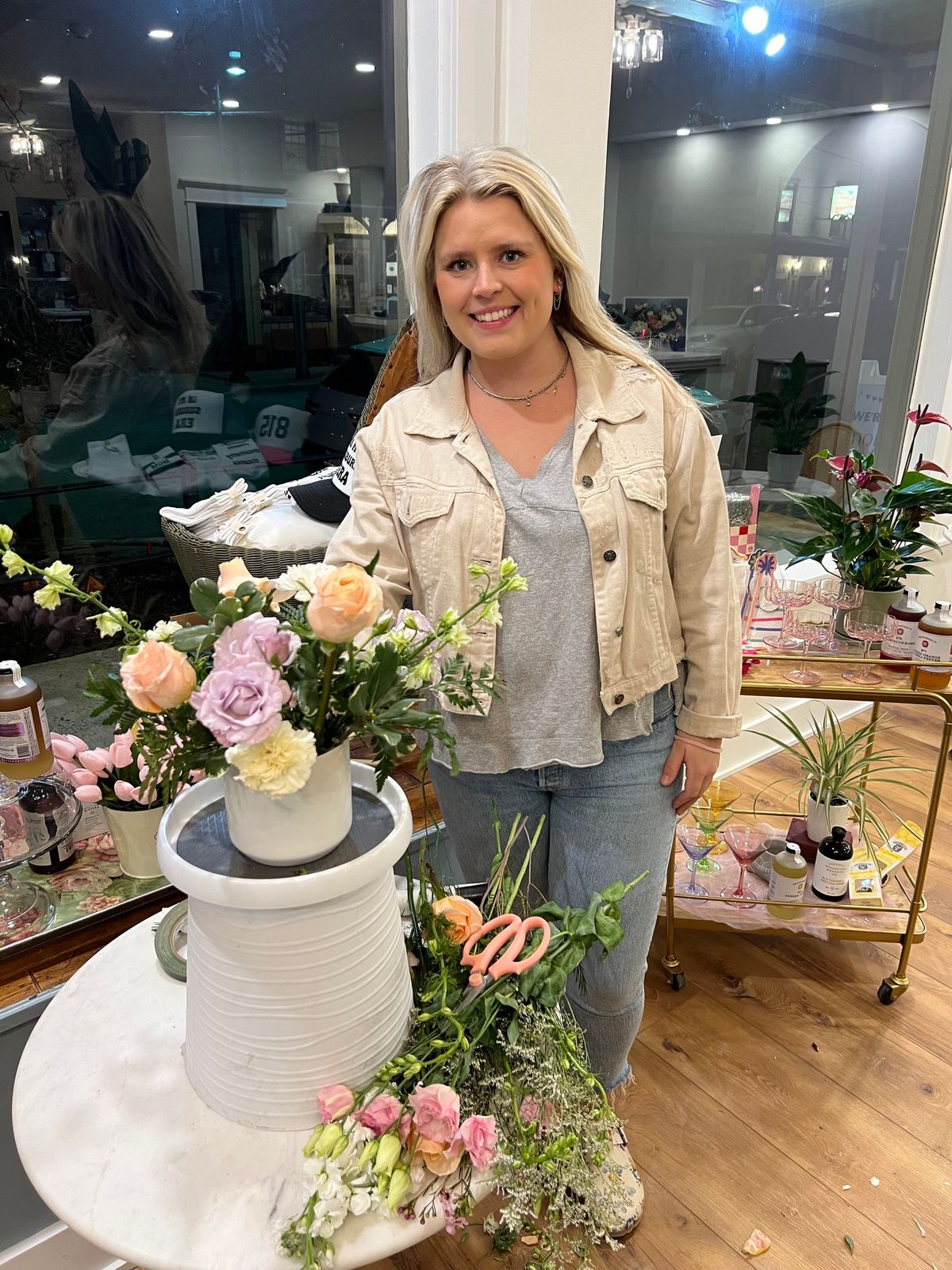 Galentine's Day Flower Arrangement Class