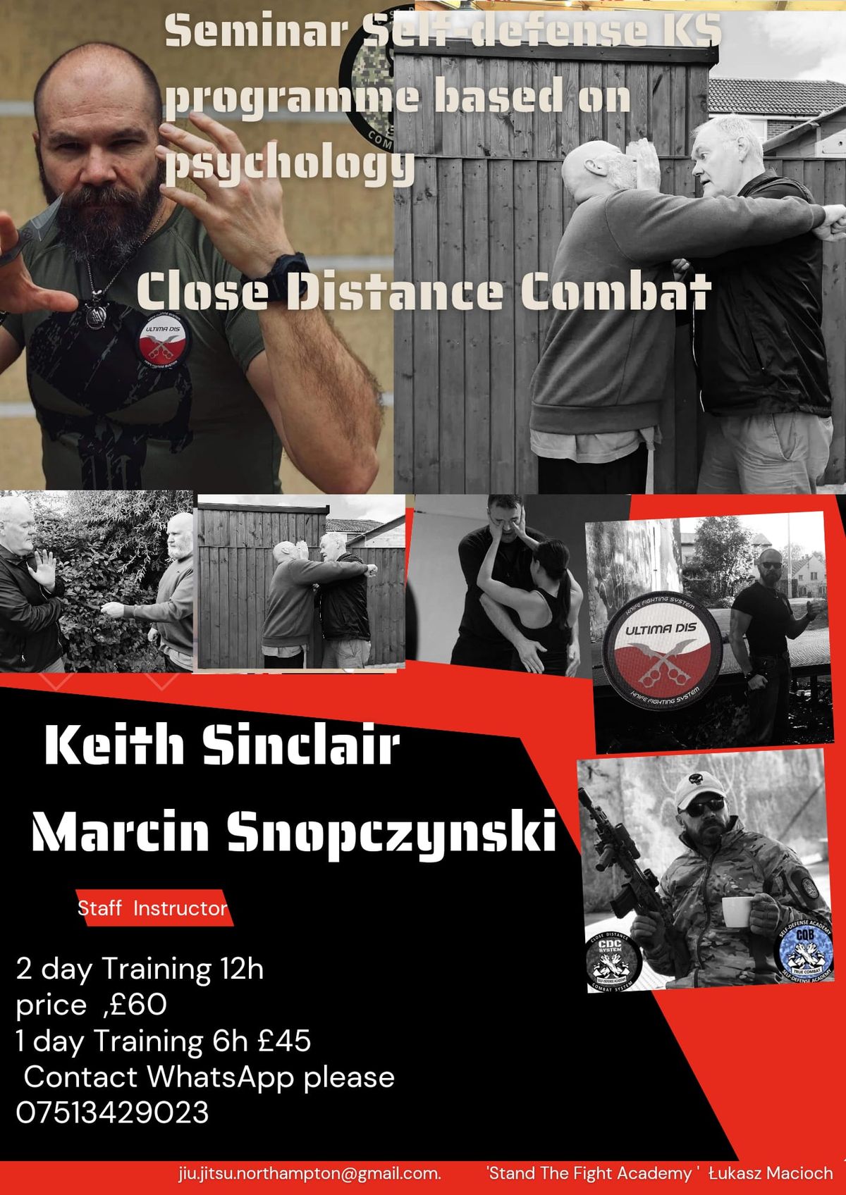 SEMINAR  Self-defense KS  Programme based on psychology  &  Close Distance combat