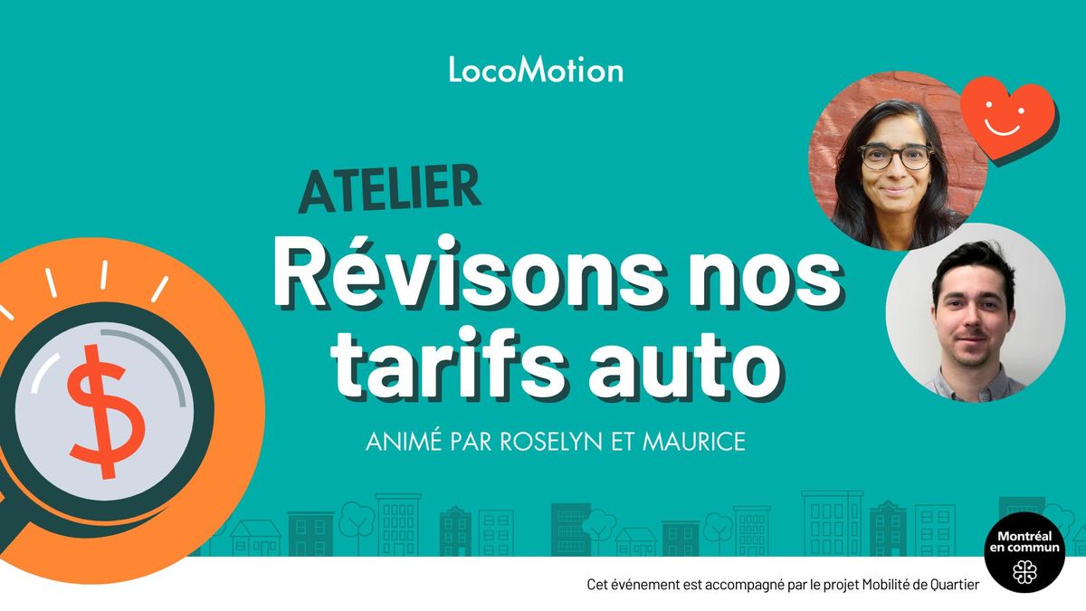 Atelier - Tarifs autopartage