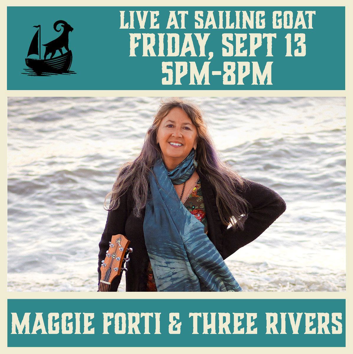 Maggie Forti & Three Rivers - Live at Sailing Goat