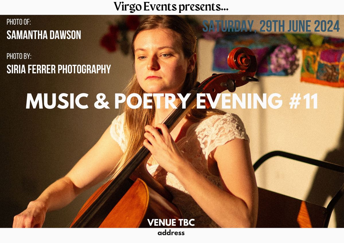 Music & Poetry Evening #11 + \u2728 OPEN MIC \u2728