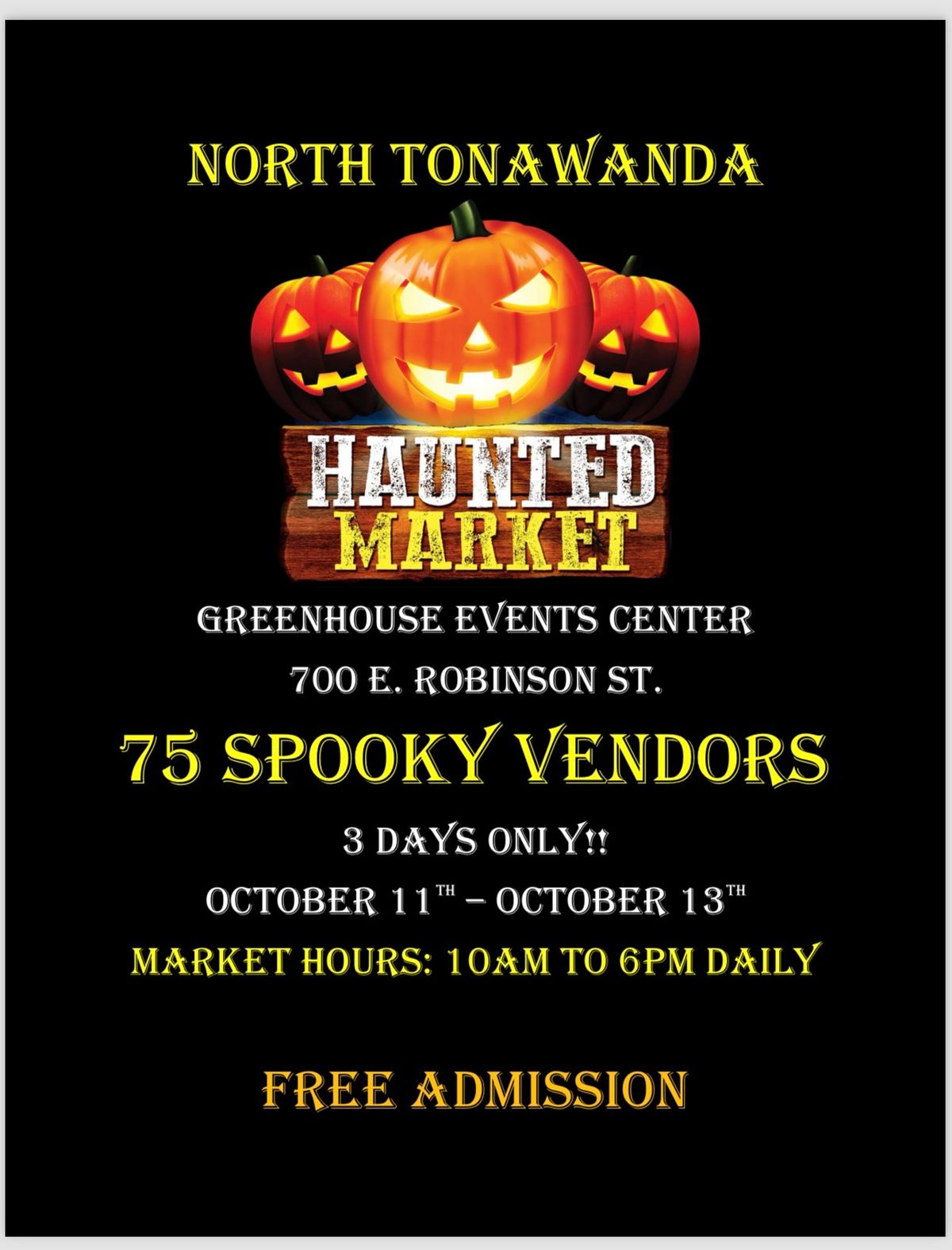 North Tonawanda Haunted Market