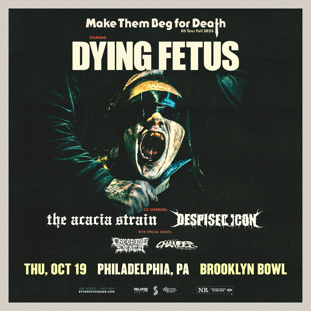Dying Fetus at The Underground at The Fillmore Charlotte