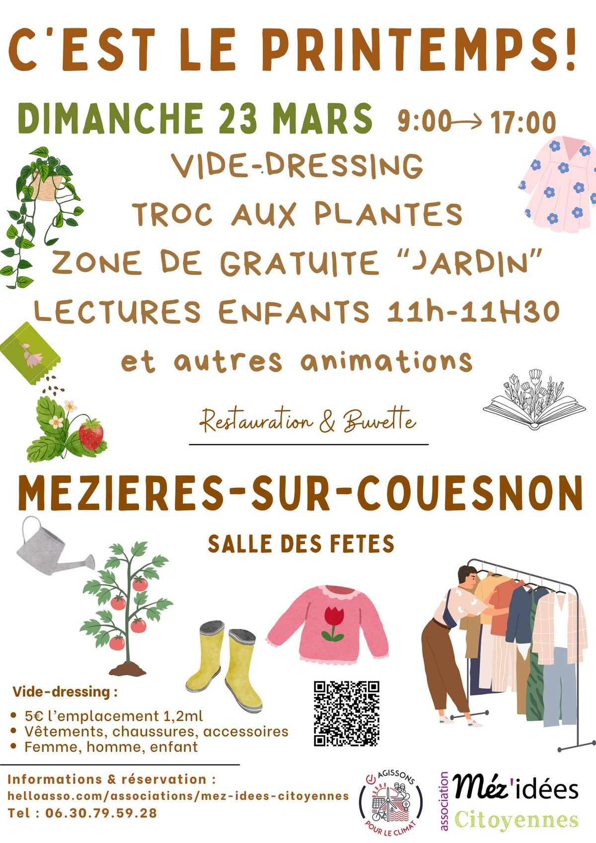 "C'est le Printemps" \u00e0 M\u00e9zi\u00e8res-sur-Couesnon : vide-dressing, troc aux plantes et autres animations