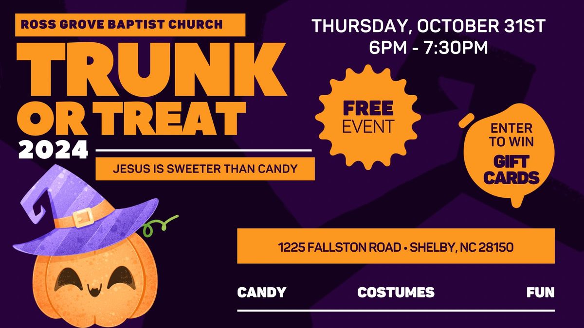 Trunk-or-Treat at Ross Grove Baptist Church