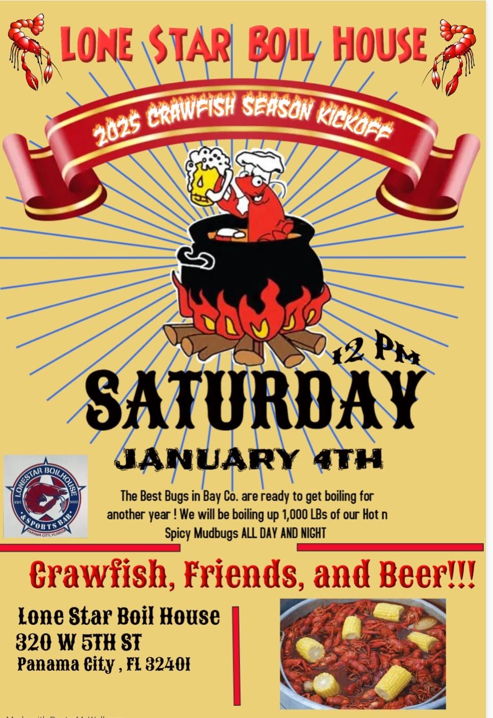 2025 Crawfish Season Kickoff Party 