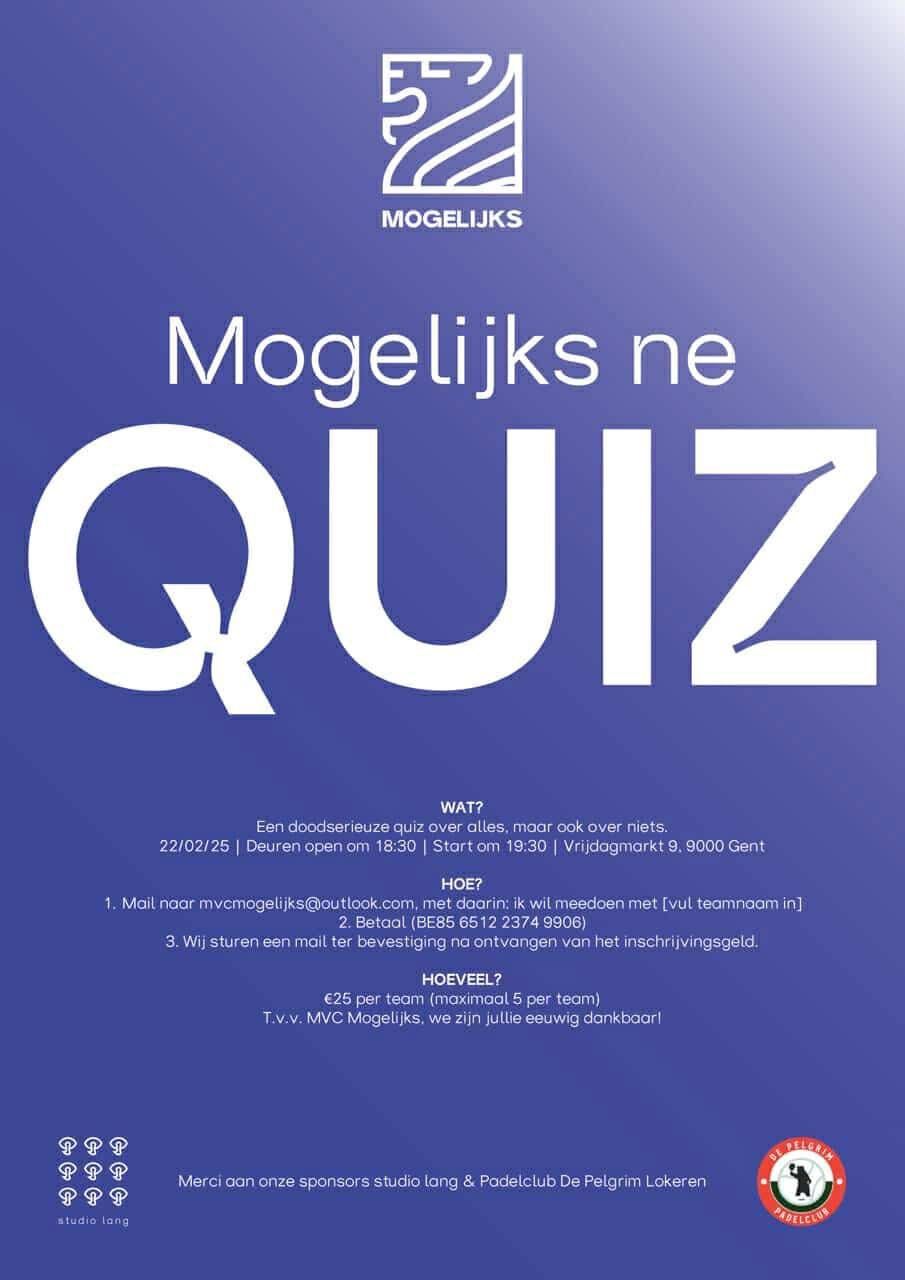 Mogelijks ne quiz