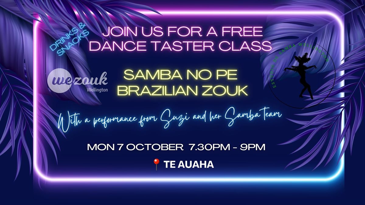 FREE Dance Tasters - from Brazil