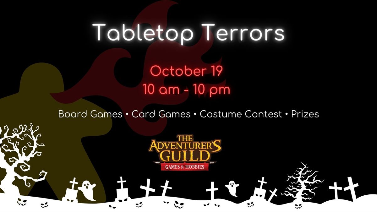 Tabletop Terrors: A Very Spooky Board Game Day