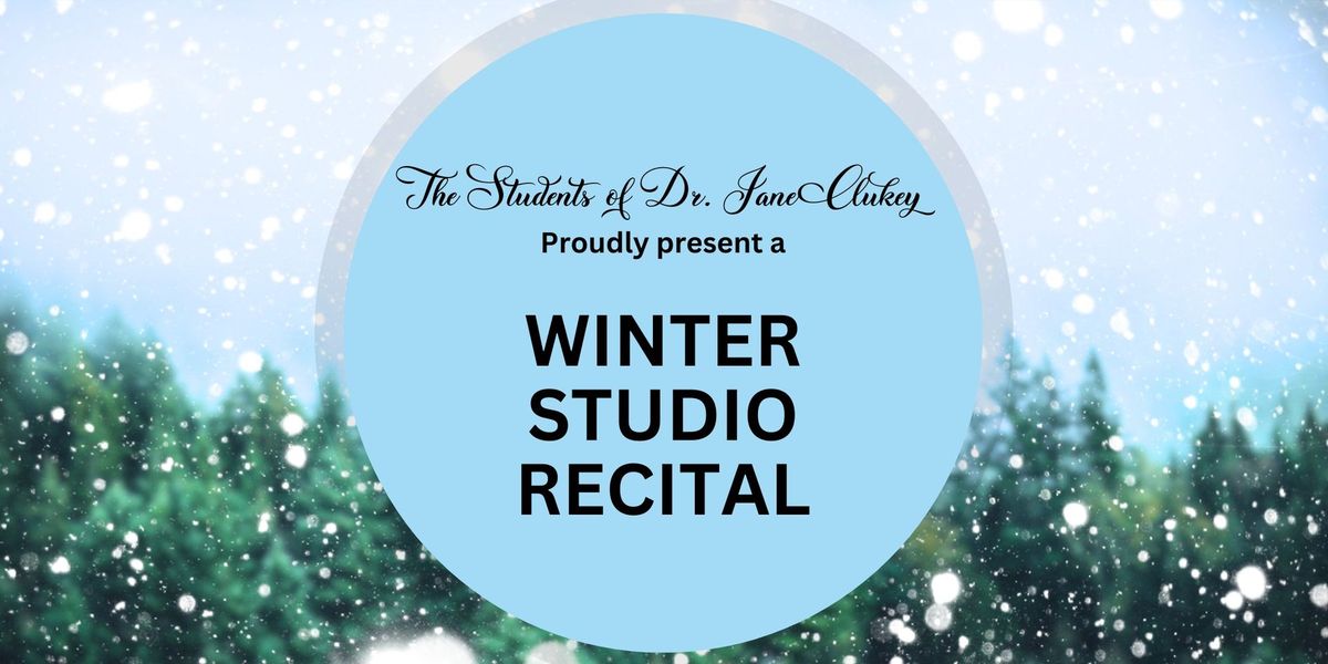 Winter Studio Recital