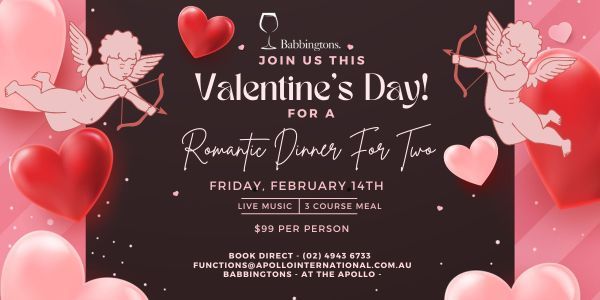 Valentines Day - "Dinner For Two" 