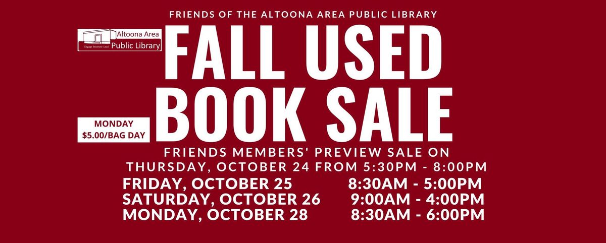 Fall Used Book Sale