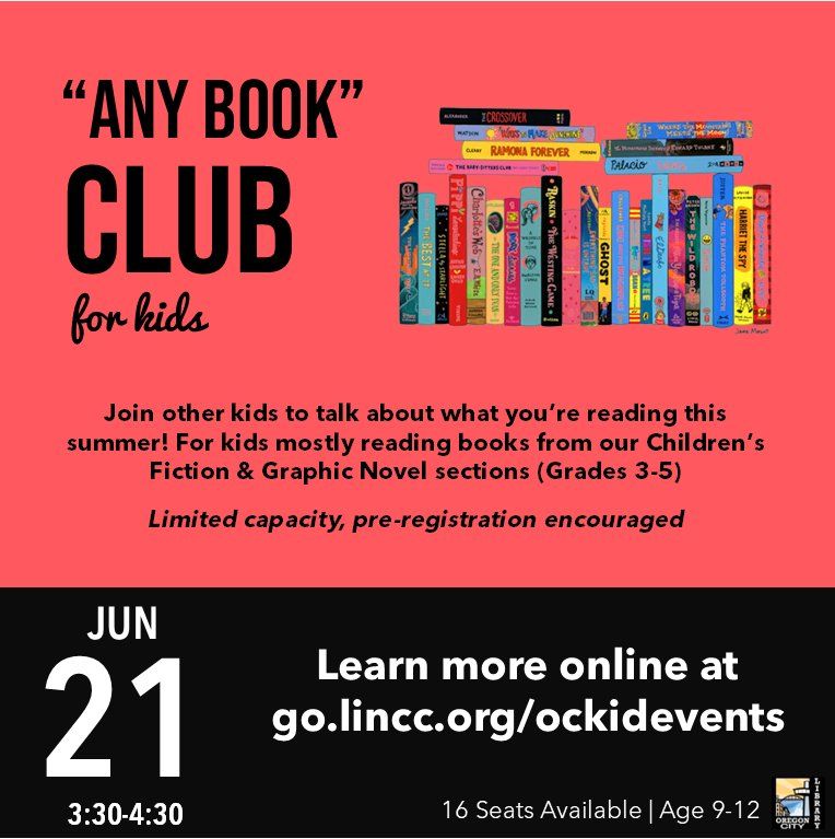 "Any Book" Club for Kids