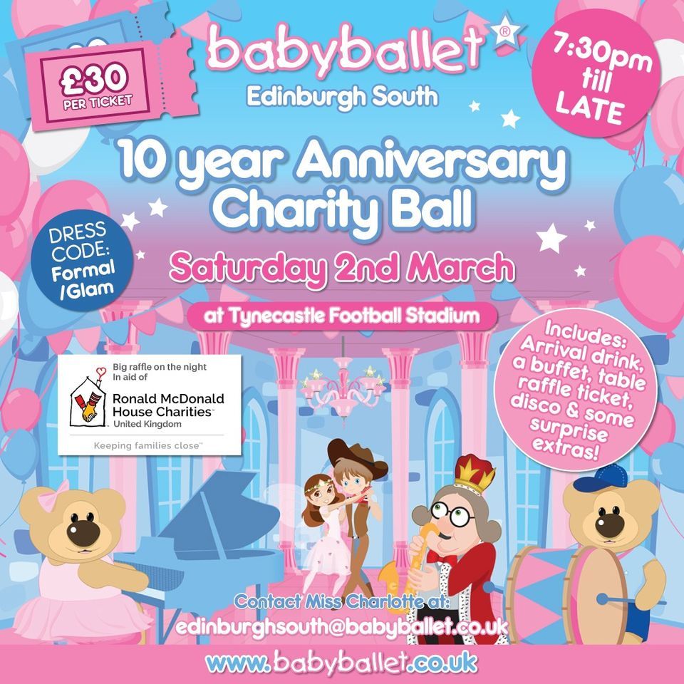 10th Anniversary babyballet charity ball