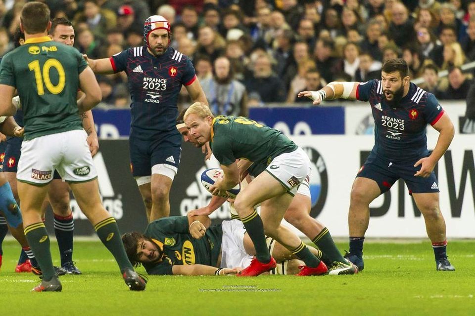 SOUTH AFRICA V FRANCE : Rugby World Cup New Zealand