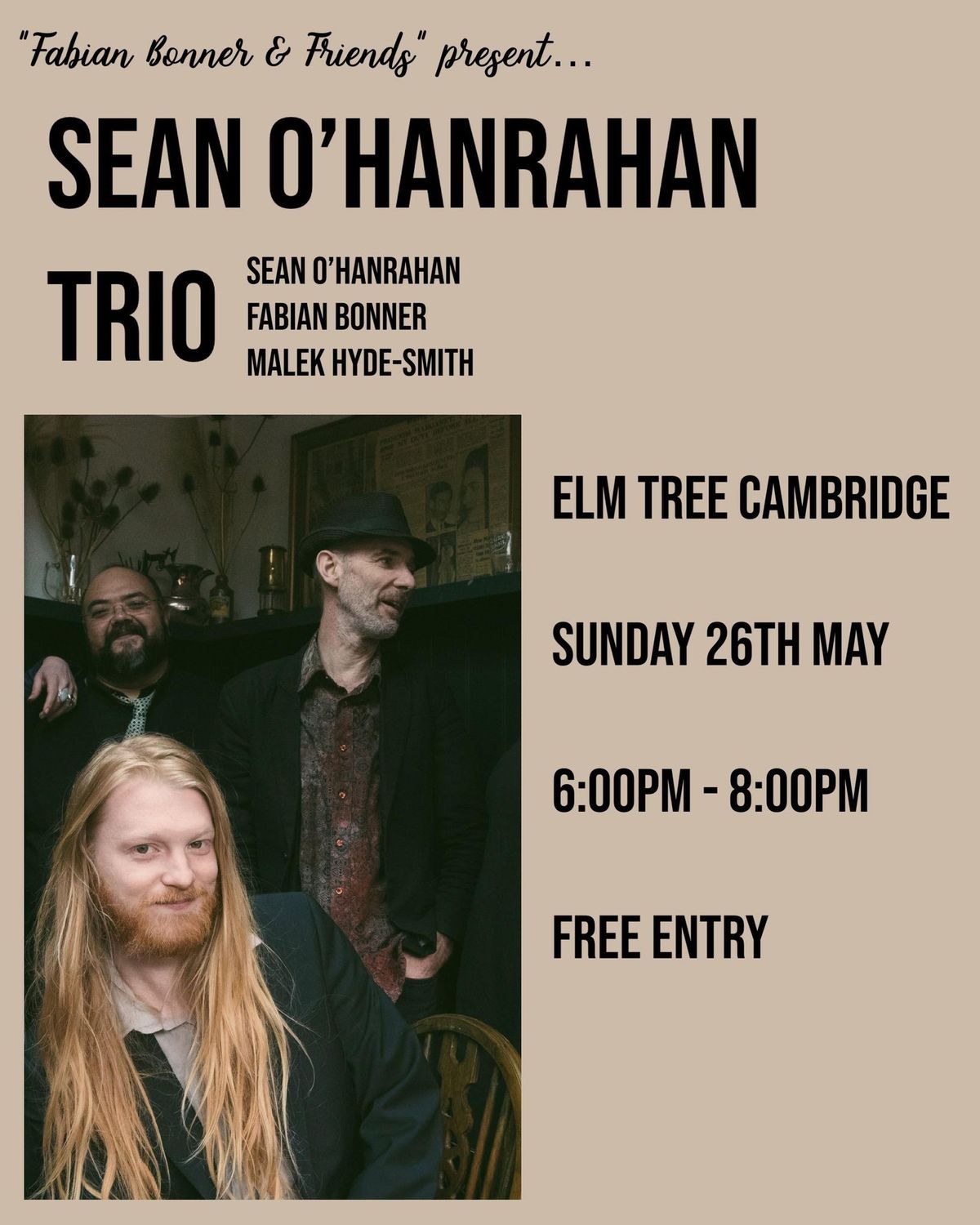 The Sean O'Hanrahan Trio