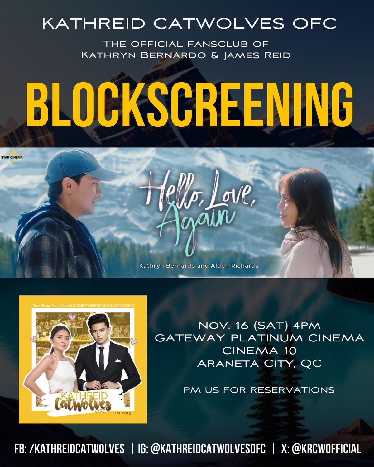 Hello Love Again Blockscreening