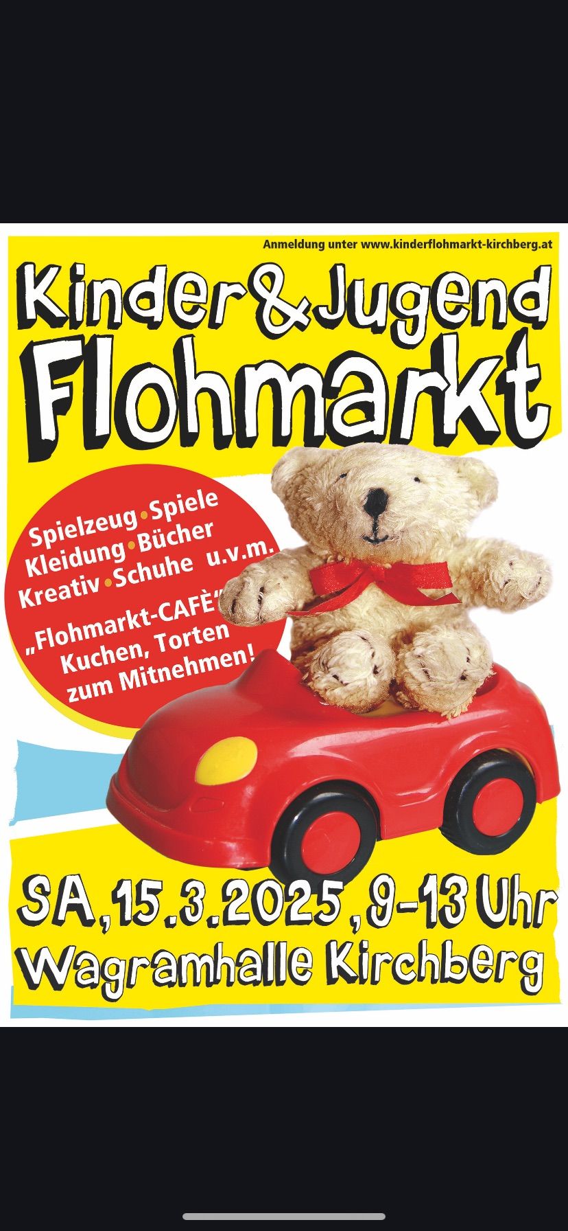 20. Kinder- & Jugendflohmarkt Kirchberg am Wagram