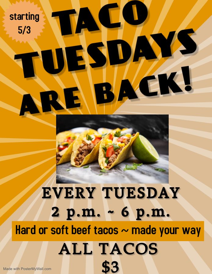 TACO TUESDAYS, Worcester MCL, 21 June 2022