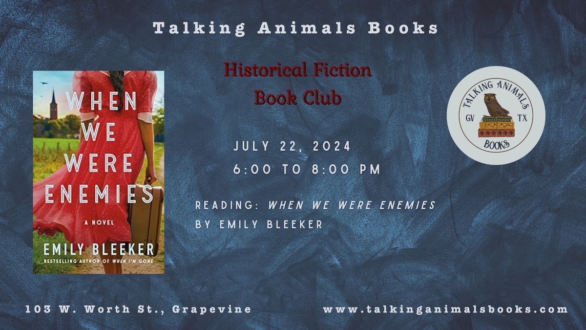Historical Fiction Book Club