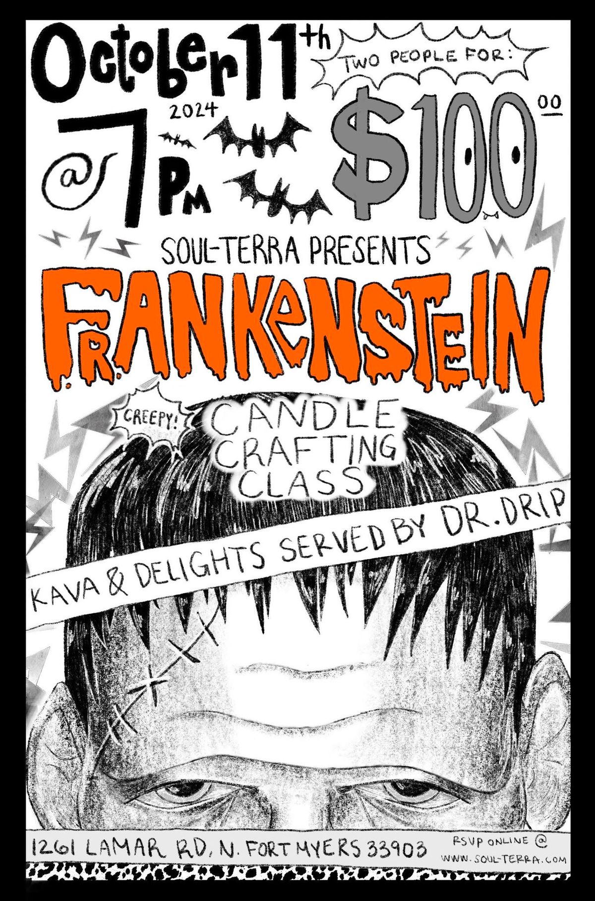 FRANKENSTEIN Candle Making Class