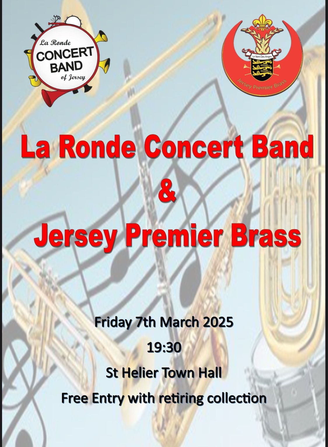 La Ronde Concert Band of Jersey & Jersey Premier Brass