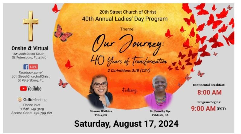 Ladies Day 2024 Theme: \u201cOur Journey, 40 Years of Transformation\u201d