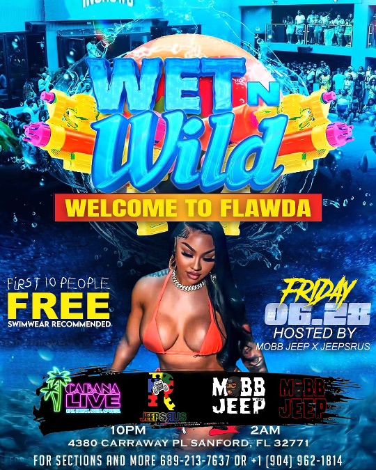Wet n Wild Welcome to Flawda Pool Party