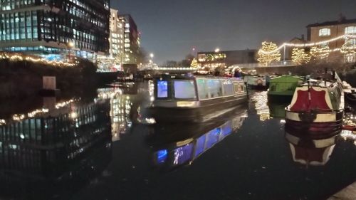 King's Cross Lights by Water