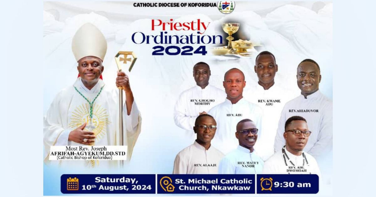 CATHOLIC DIOCESE OF KOFORIDUA 2024 PRIESTLY ORDINATION