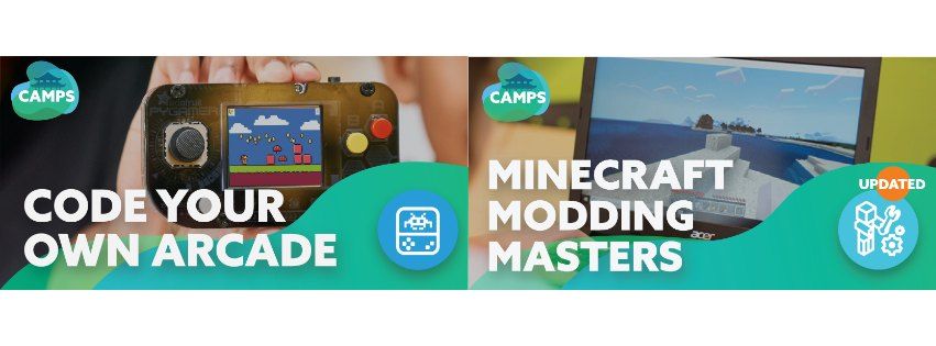 FULL DAY: Minecraft Modding Masters + Code Your Own Arcade
