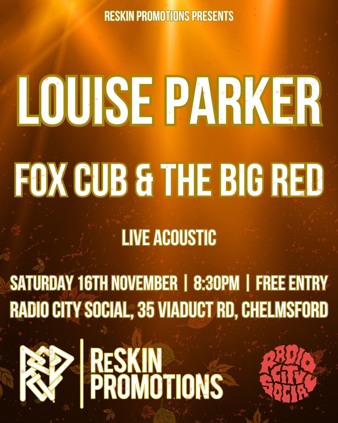 Louise Parker \/ Fox Cub & The Big Red - Live Acoustic