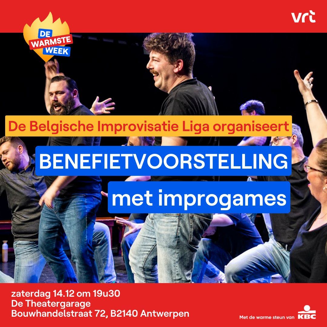 IMPROVISATIEVOORSTELLING ten voordele van de WARMSTE WEEK \ud83d\udd25