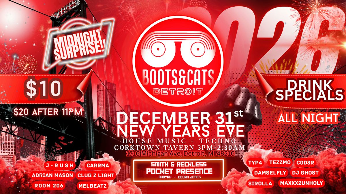 Boots&Cats NYE 2026