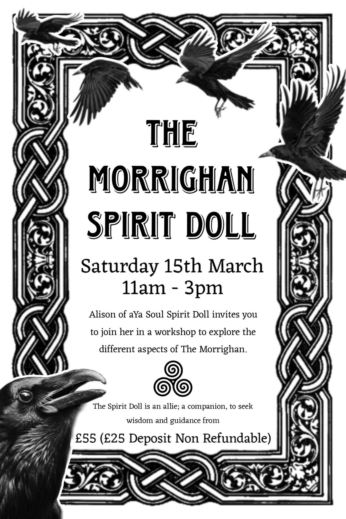 The Morrighan Spirit Doll Workshop